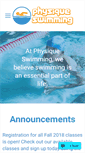 Mobile Screenshot of physiqueswimming.com